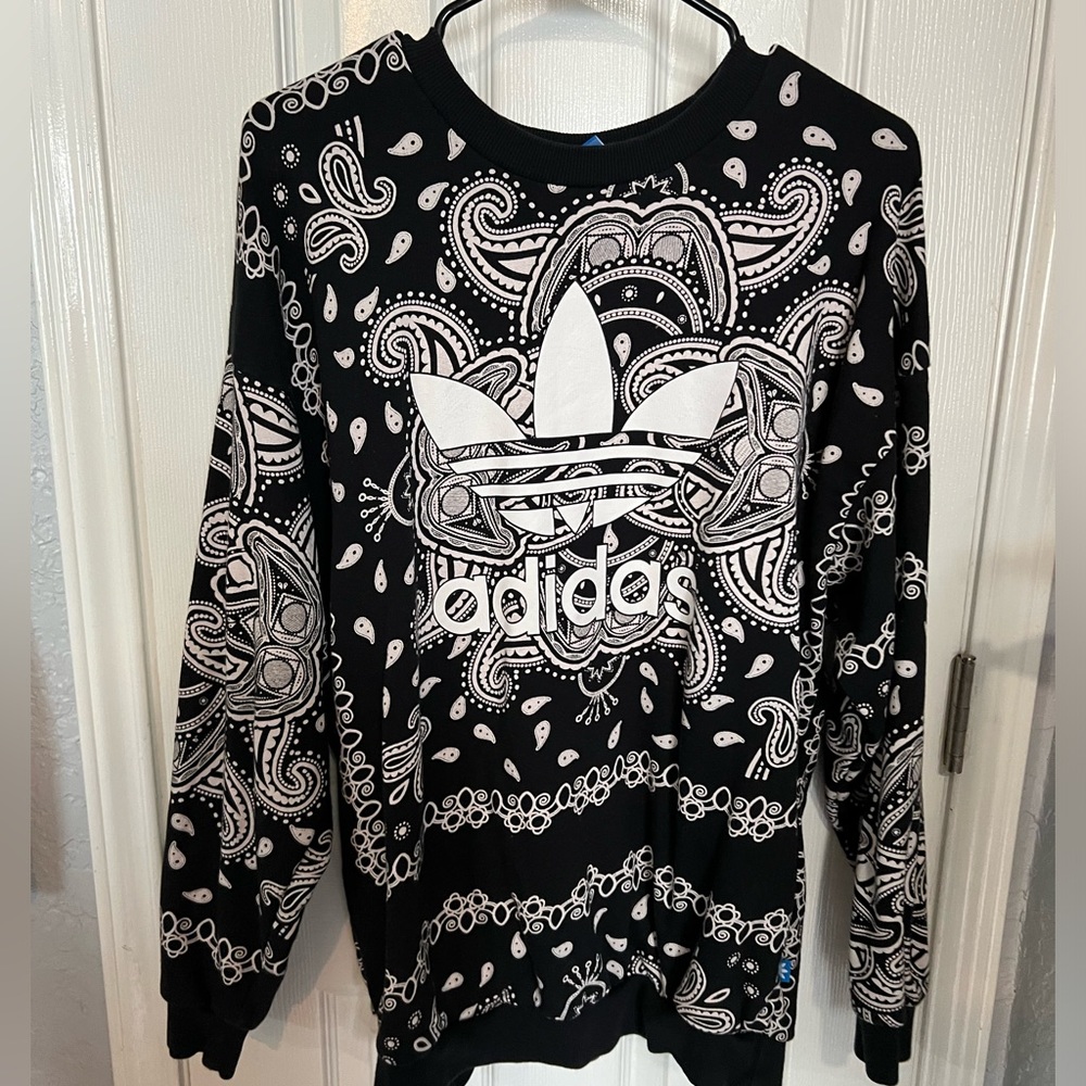 Adidas bandana print sweatshirt